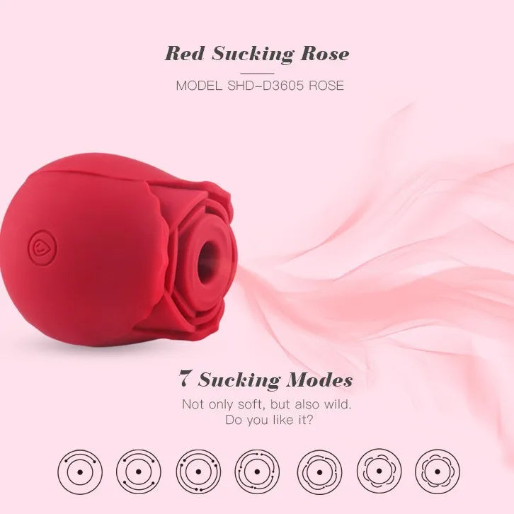 Rose Toy Vibrator™ – Clitoral & G-Spot Vibrator with 7 Precision Suction & Vibration Modes