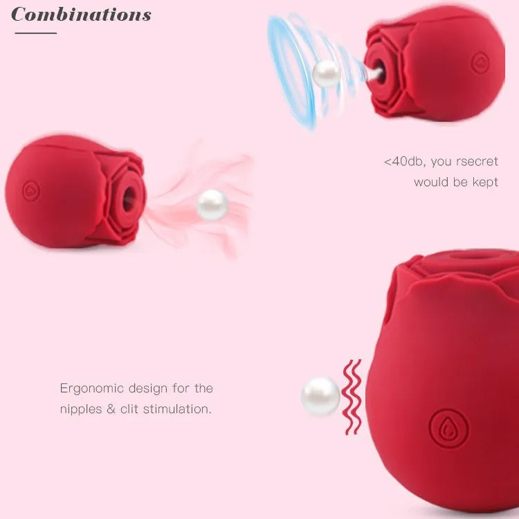 Rose Toy Vibrator™ – Clitoral & G-Spot Vibrator with 7 Precision Suction & Vibration Modes